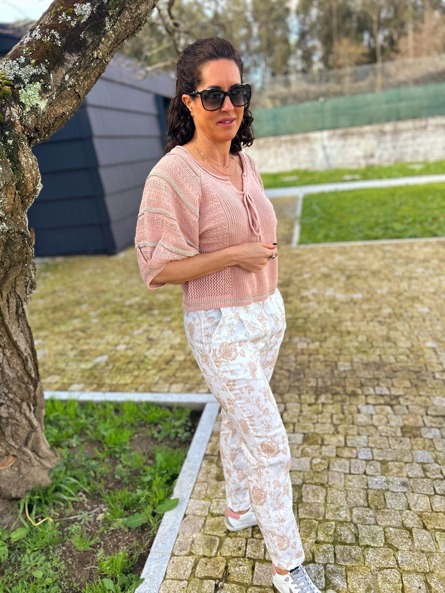 Calças Flores