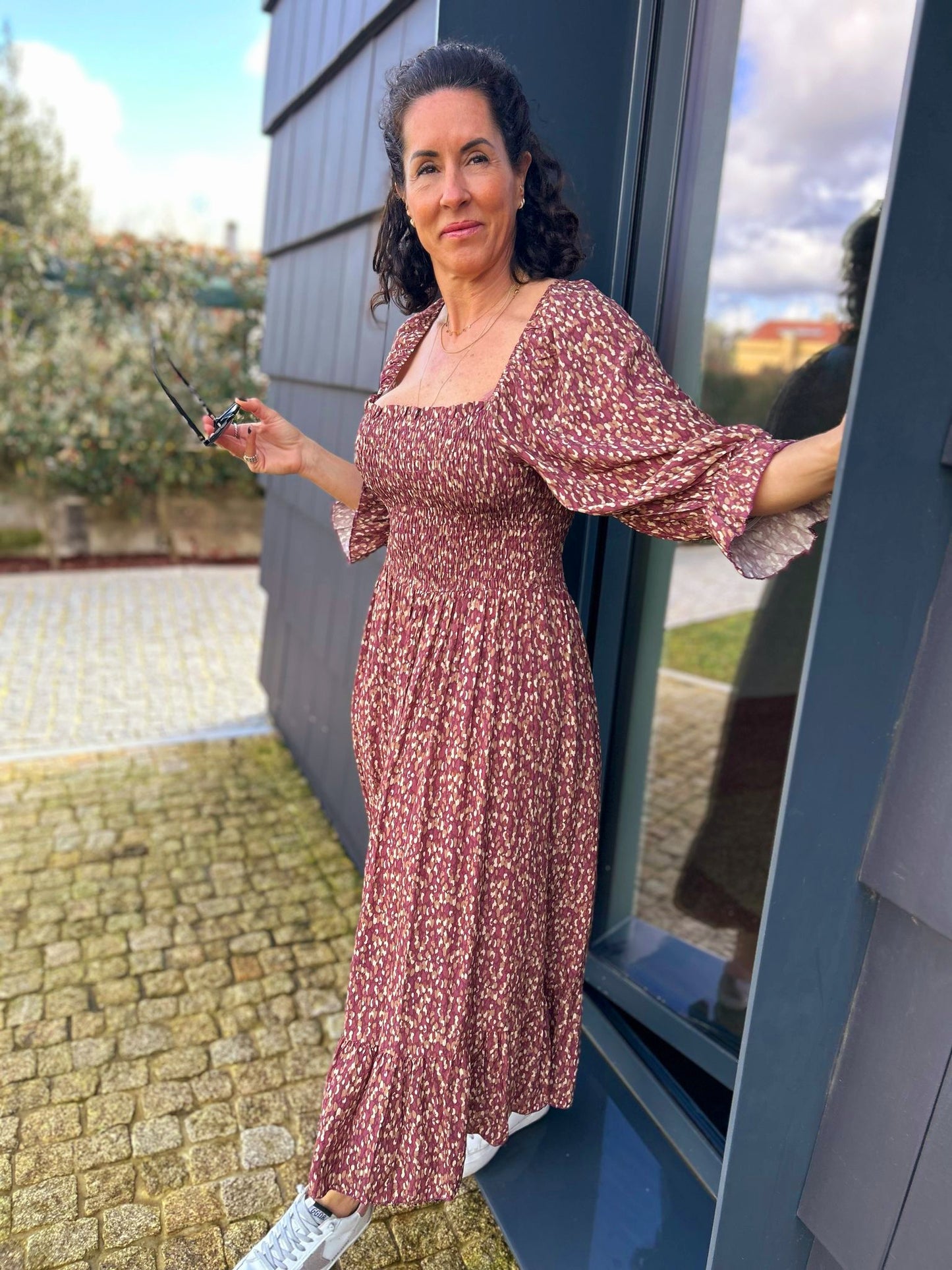 Vestido Beringela