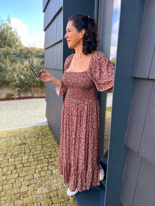 Vestido Beringela