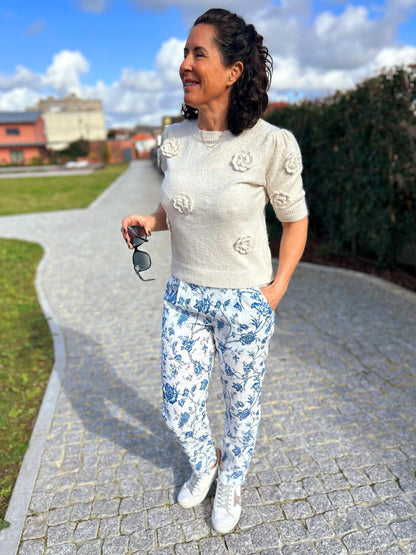 Calças Flores
