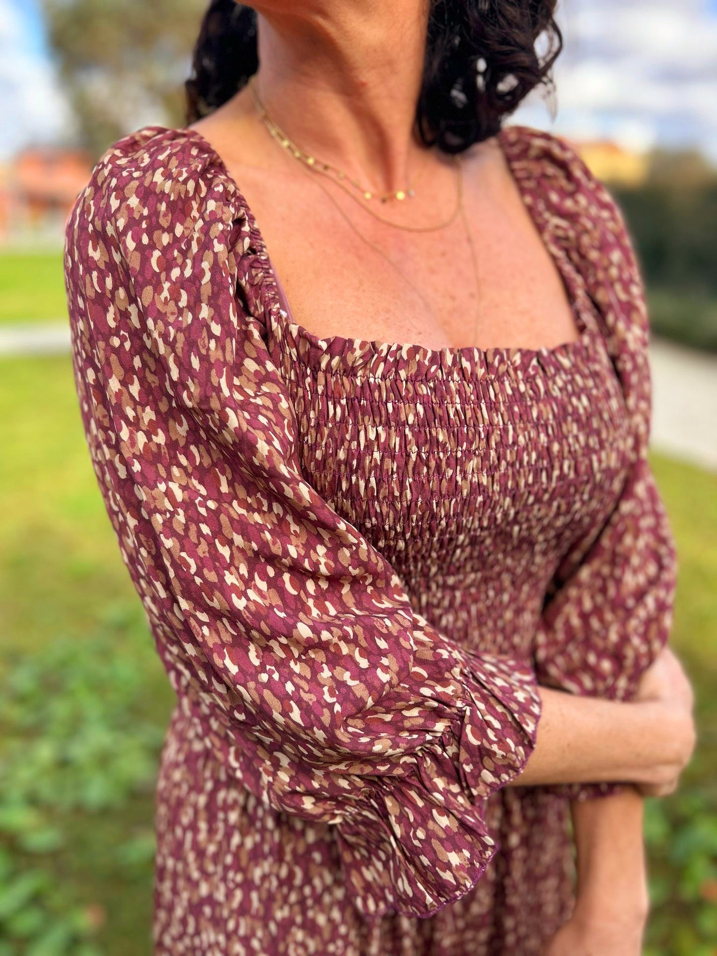 Vestido Beringela