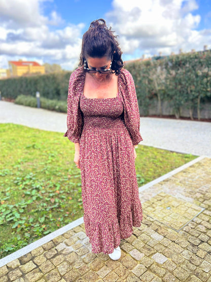 Vestido Beringela