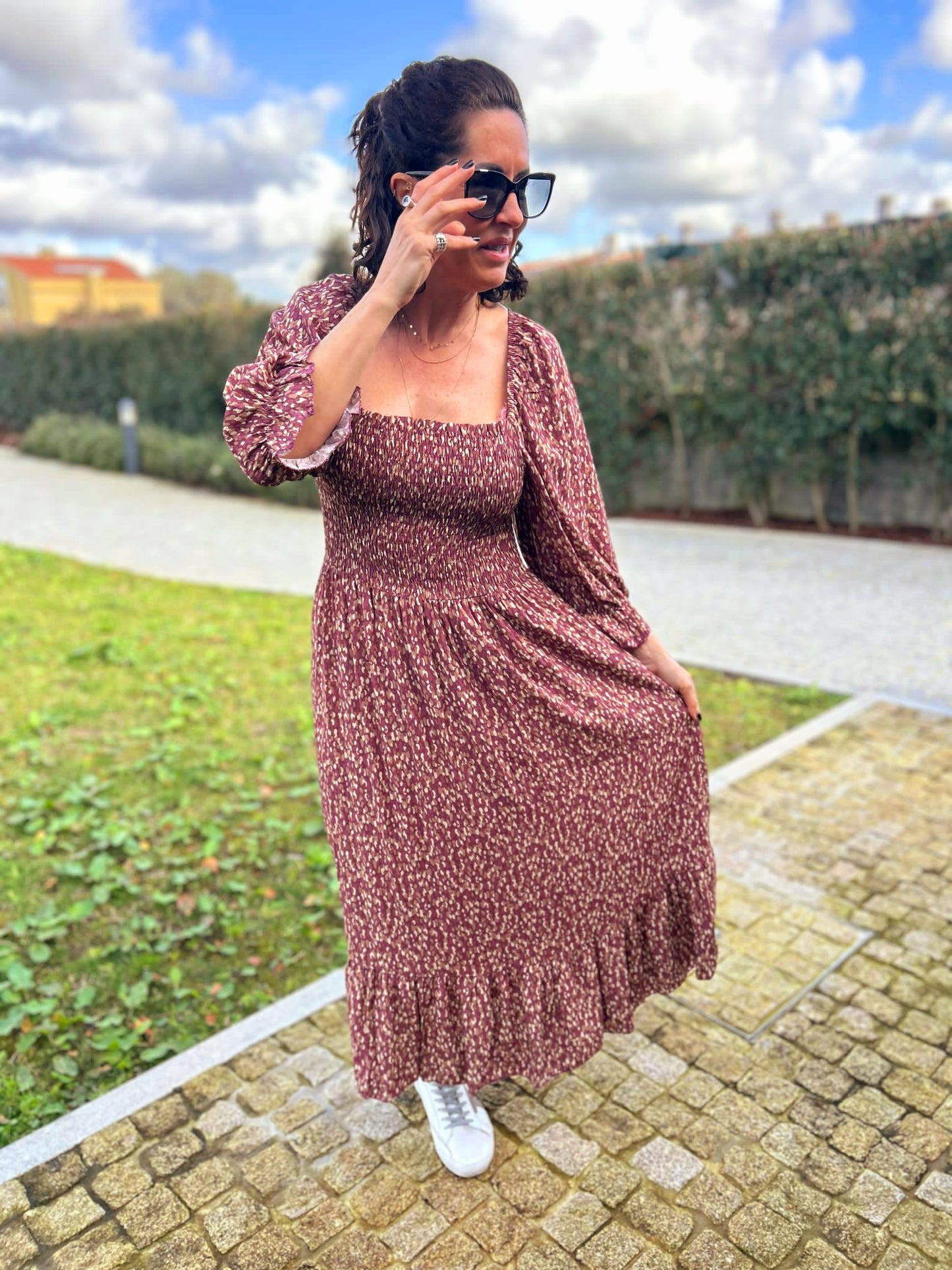 Vestido Beringela