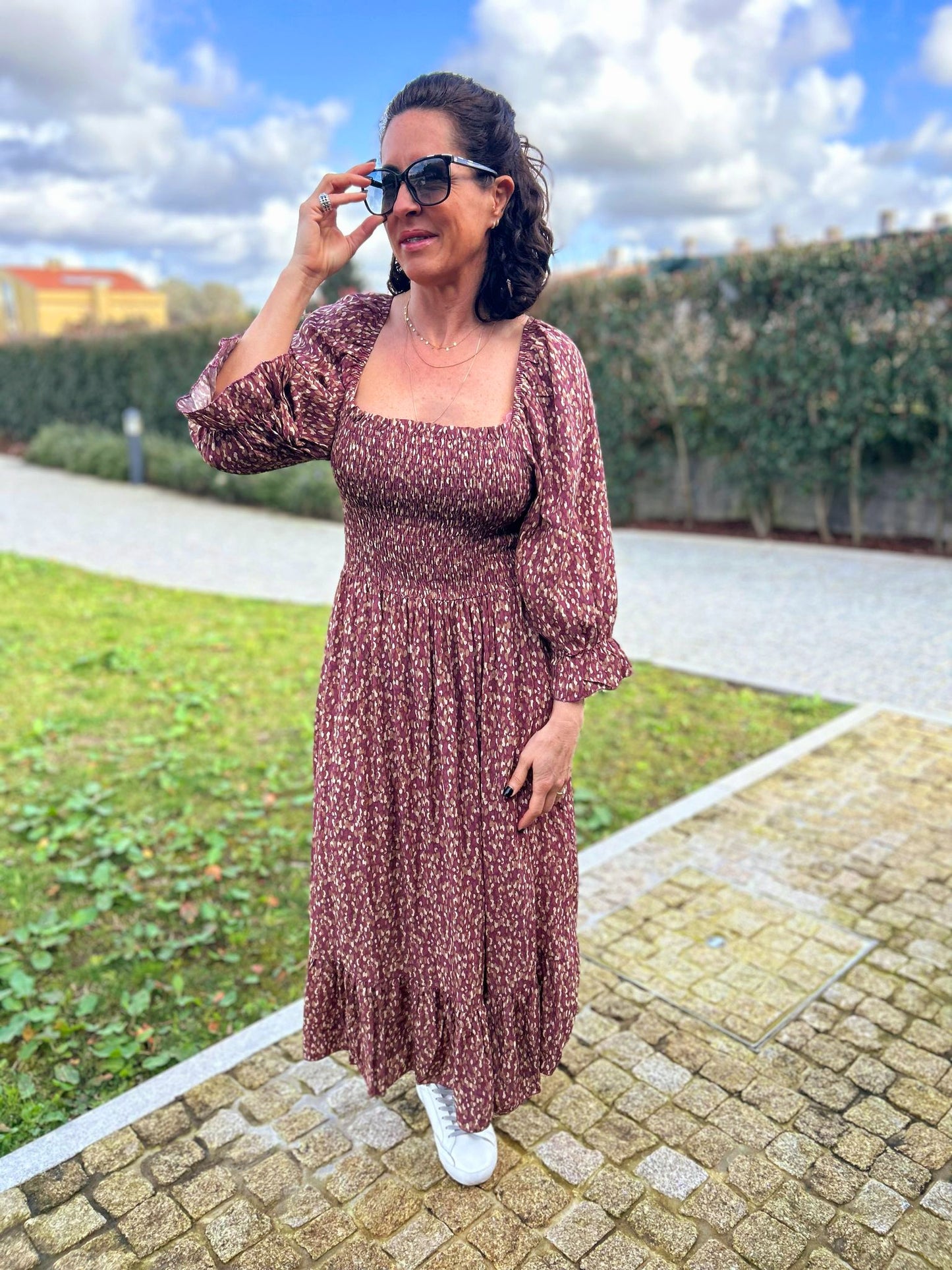 Vestido Beringela